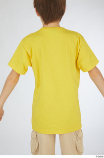 Novel casual dressed upper body yellow t shirt 0005.jpg